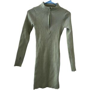 Princess Polly Ribbed Long Sleeve Mini Dress